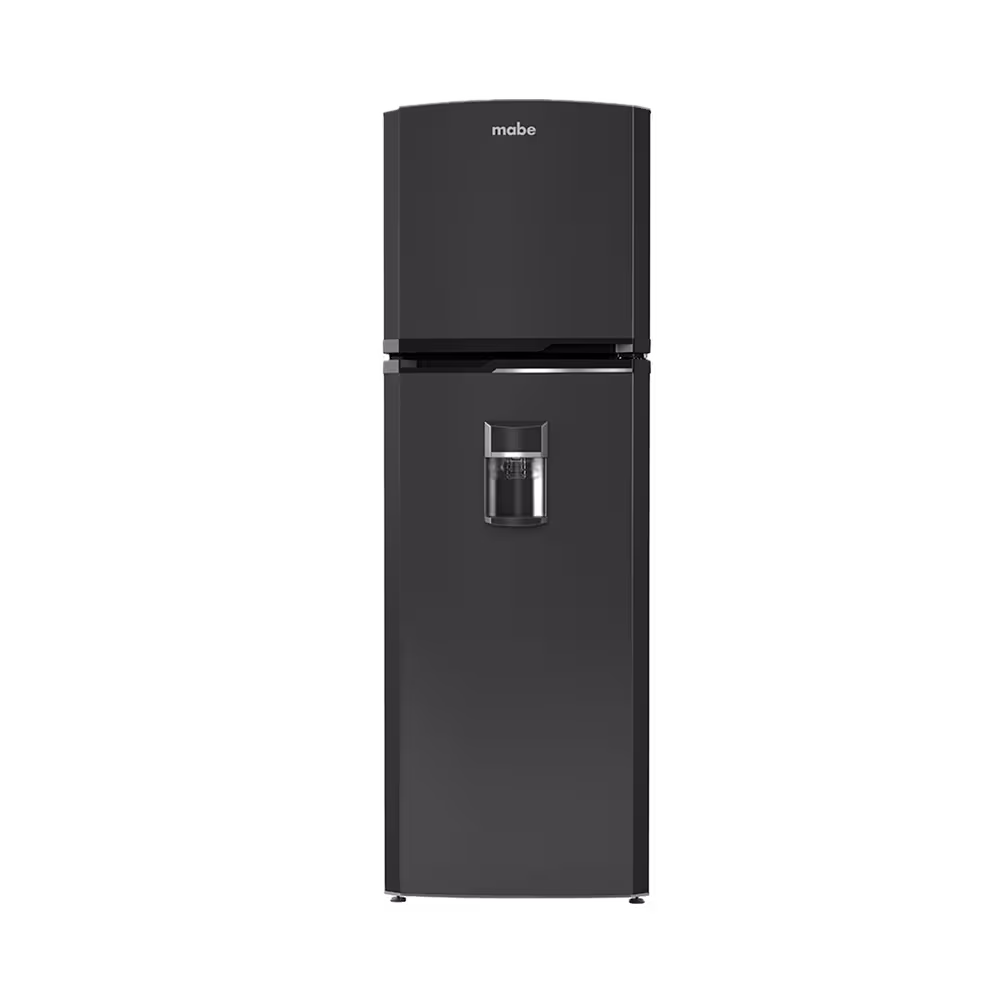 Refrigeradora Mabe RMA244PJEG con dispensador de agua exterior vista frontal. Disponible en granhogar