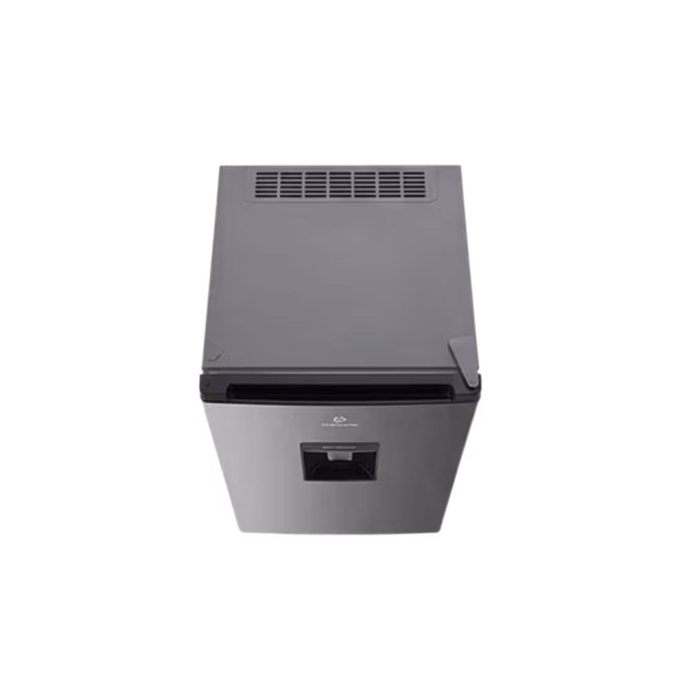 Refrigeradora Indurama RI-289 IMP parte superior y tapa vista cenital disponible en granhogar