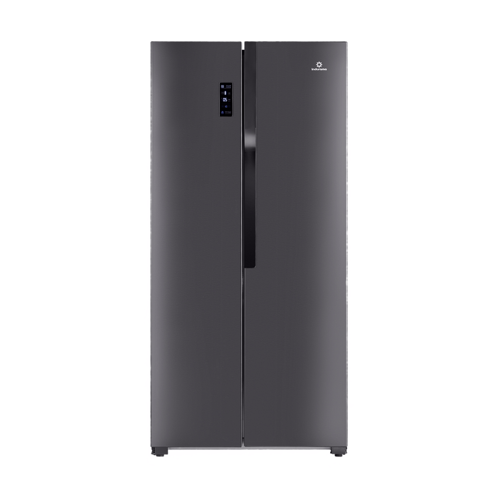 Refrigeradora Indurama RI-760 No Frost color cromo vista frontal disponible en granhogar