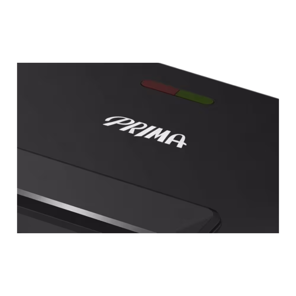 Sanduchera Prima STN-1000-N logo y luces indicadoras de encendido vista detalle, compra online granhogar