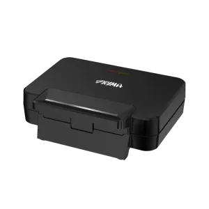 Sanduchera Prima STN-1000-N cubierta negra con broche vista tres cuartos, compra online granhogar