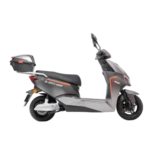 Scooter eléctrica E-Max 1500W 65 km/h SHM gris vista lateral descúbrelo en granhogar