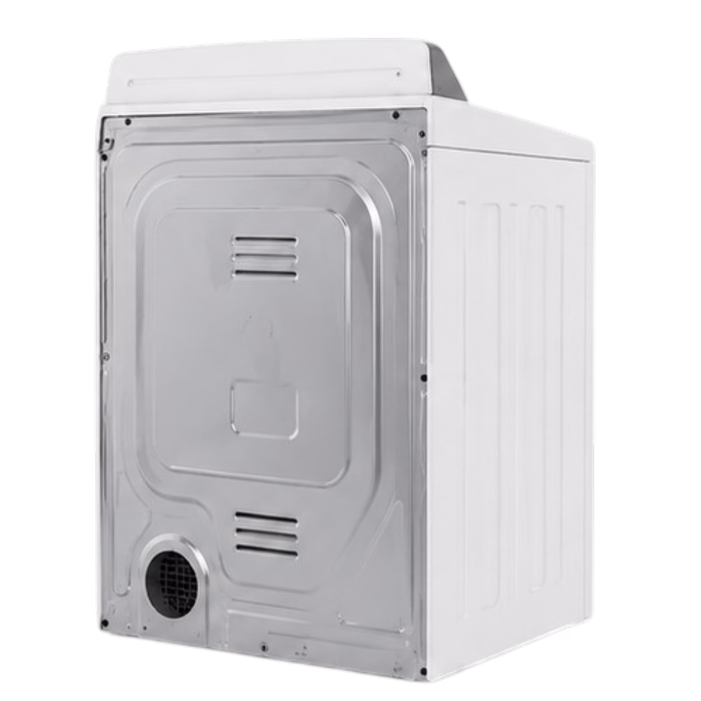 Secadora a gas Whirlpool 7MWGD2040JM 21kg en vista diagonal posterior, descúbrelo en granhogar