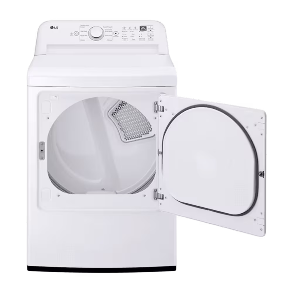 Secadora A Gas LG DT73EWTX Carga Frontal 25 Kg Smart con puerta abierta Consíguelo en granhogar