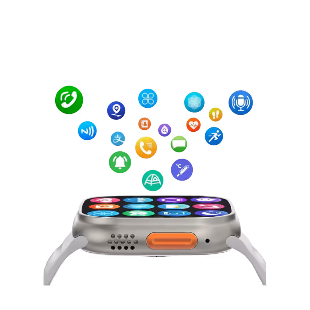 Elegante y funcional, el Smartwatch JL12 Ultra2 Sport ofrece pantalla de 2.3”, Bluetooth y diseño negro con malla de silicona cómoda.