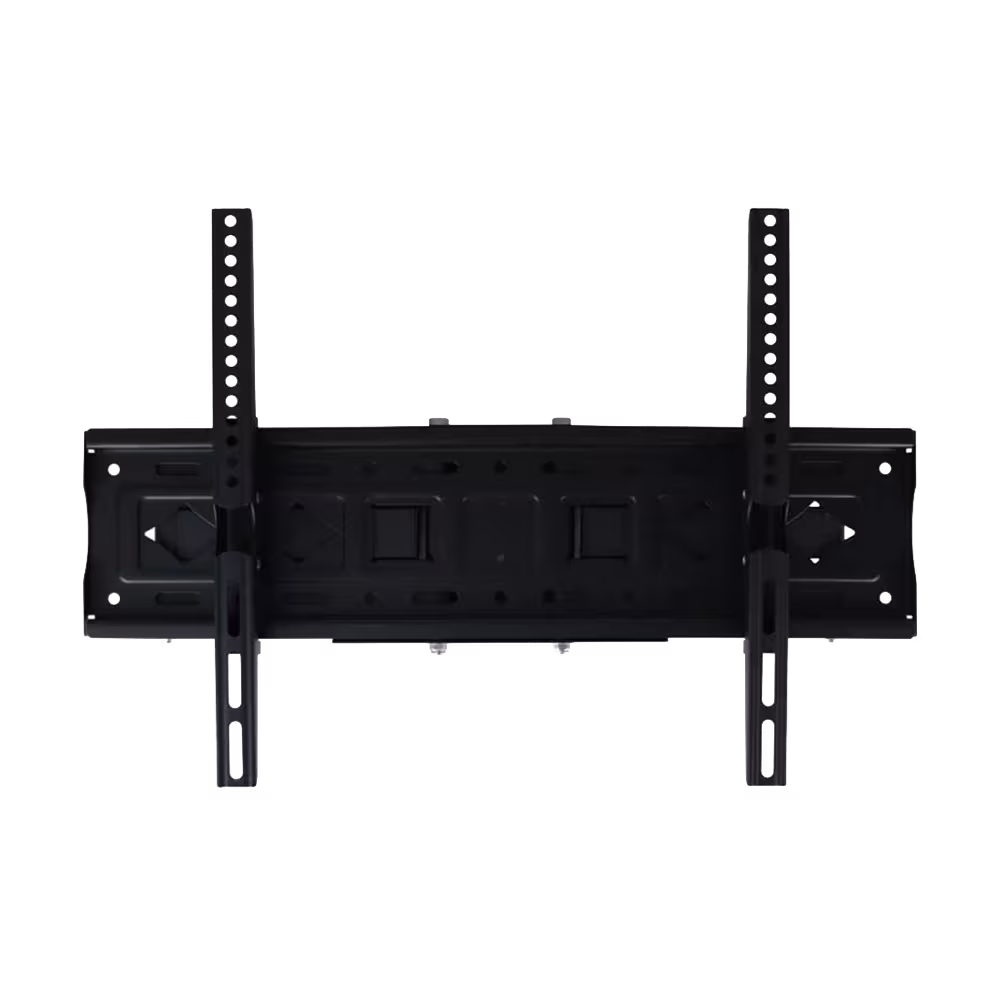 Soporte para TV EVL EVS-FM512 de 32 a 80 pulgadas rieles de montaje vista frontal. Adquiérelo en granhogar