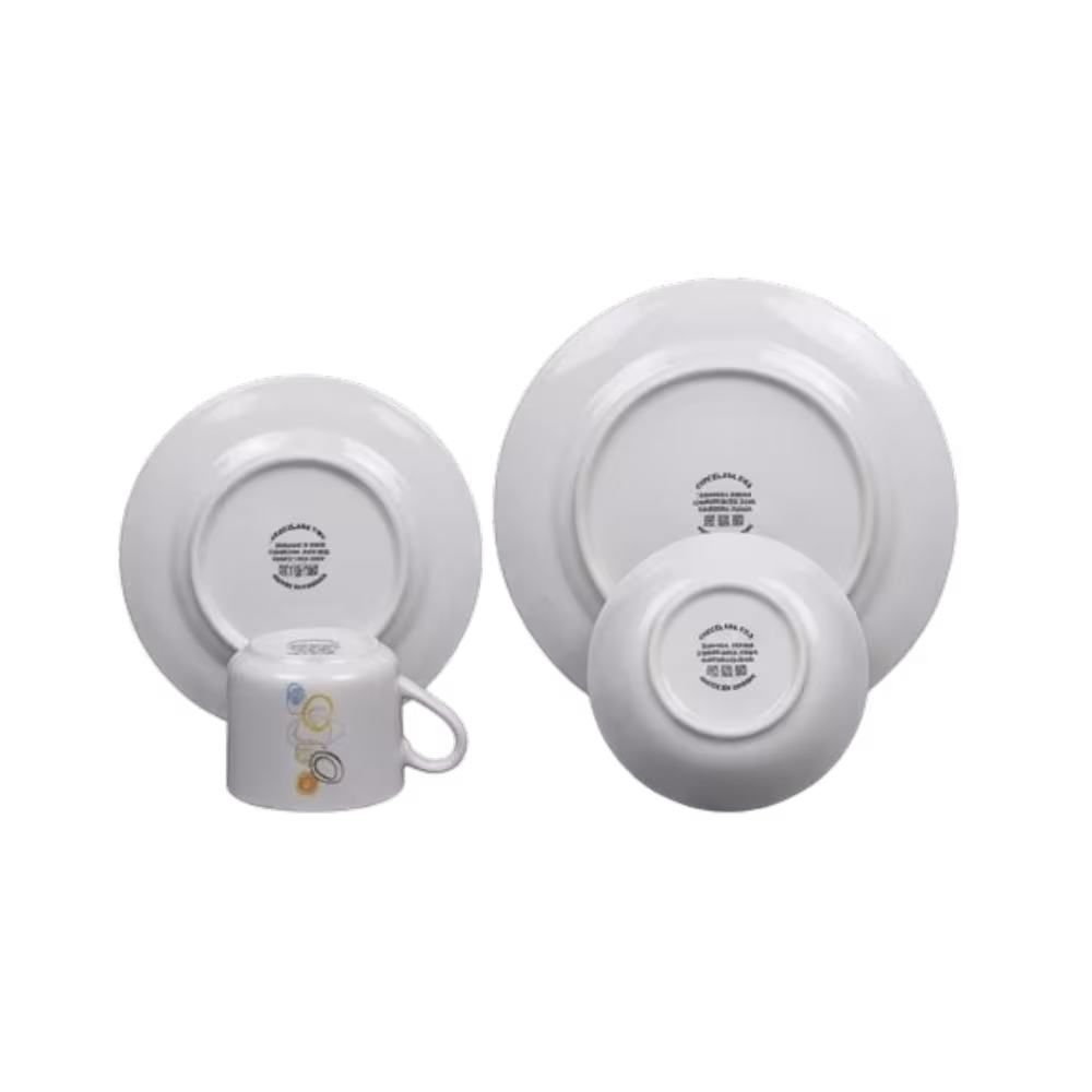 Encuentra la taza de vidrio Home Life 880915/75870 con plato, 6 piezas y el mejor precio solo en Gran Hogar Online.