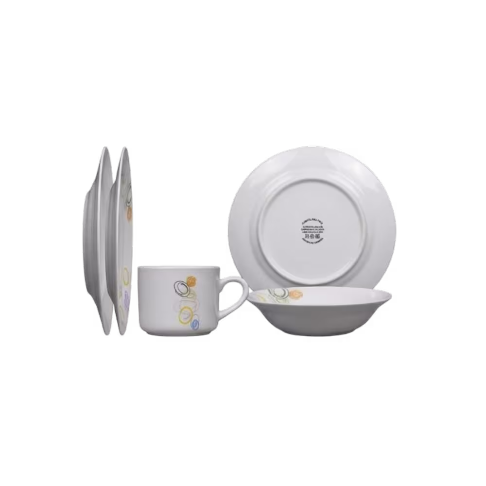 Encuentra la taza de vidrio Home Life 880915/75870 con plato, 6 piezas y el mejor precio solo en Gran Hogar Online.
