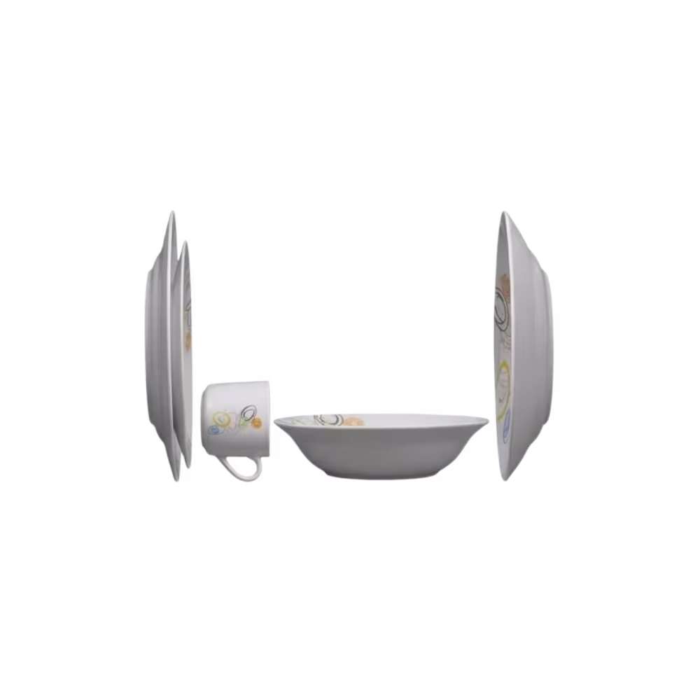 Encuentra la taza de vidrio Home Life 880915/75870 con plato, 6 piezas y el mejor precio solo en Gran Hogar Online.