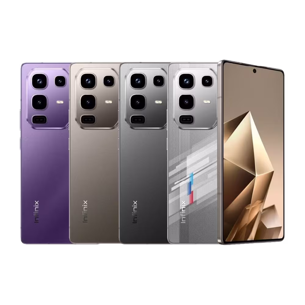 Telefono Infinix NOTE 50 PRO gama de colores disponibles vista frontal y trasera. Encuéntralo en granhogar