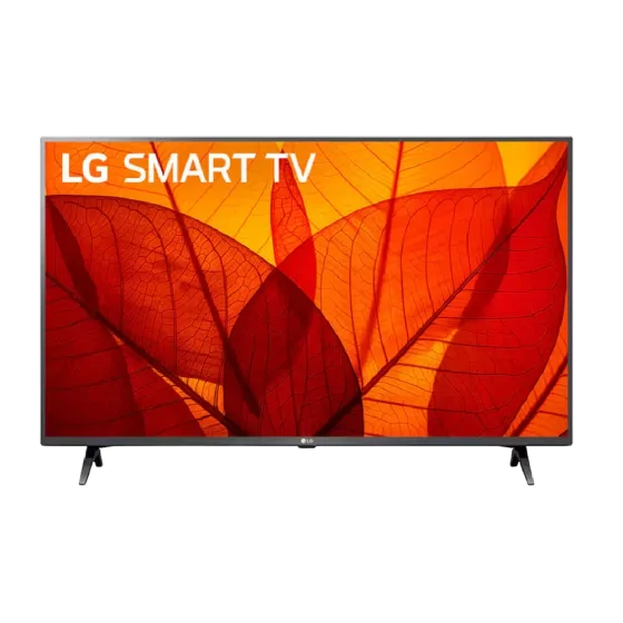 Televisor LG 43LR6700PSA Smart TV Full HD marco negro vista frontal, adquierelo en granhogar