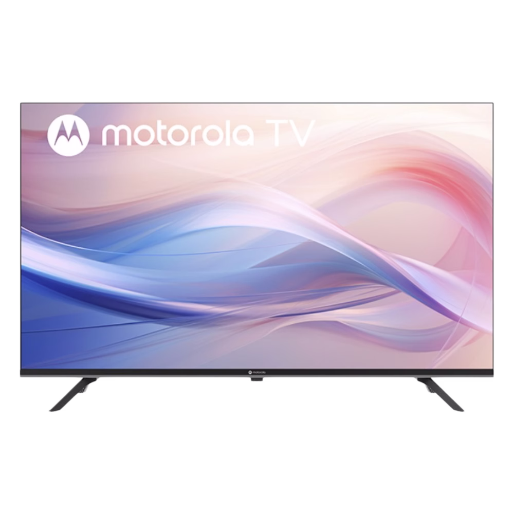 Vista frontal televisor Motorola 43 pulgadas