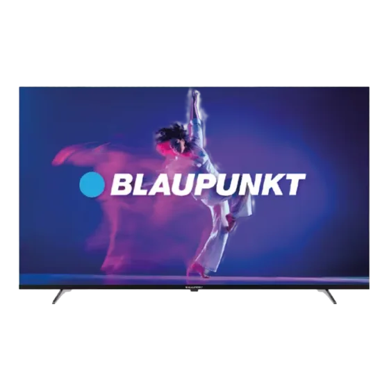 Televisor Blaupunkt 55TBKUHD de 55 pulgadas 4K UHD con pantalla encendida encuentra en granhogar