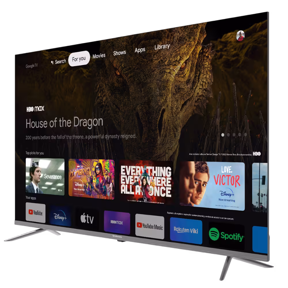 Encuentra el mejor televisor Indurama 58" 58TIKGF2GQLED Smart Tv 4K LED y al mejor precio solo en Gran Hogar.