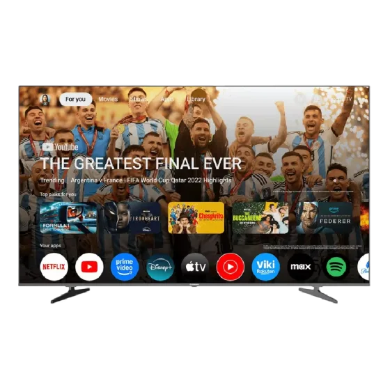 Televisor Indurama 85TIKIQMINLED 85” QLED 4K, pantalla frontal, compra online en granhogar