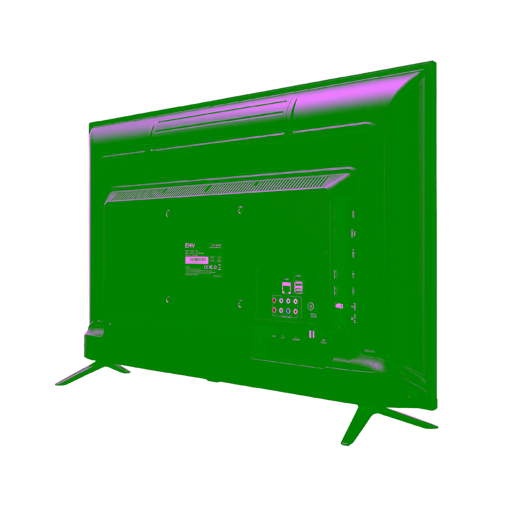 Televisor 40 Pulgadas Full HD ENV ENV-40DF2 puertos traseros vista posterior diagonal Cómpralo en granhogar