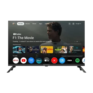 Televisor 32 Pulgadas Indurama 32TIKN3HDQLED Smart TV QLED Google TV diseño frontal Adquiere en granhogar