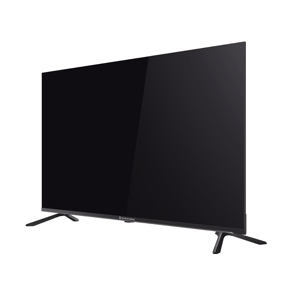 Televisor 58TIKN3UHDQLED Smart TV 4K QLED Google Indurama pantalla apagada en diagonal descúbrelo en granhogar