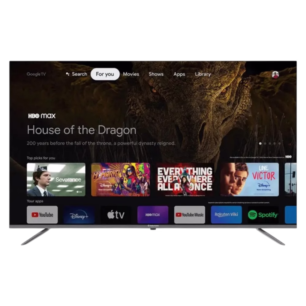 Televisor 65TIKGF5UHD Smart TV 4K Google TV Indurama vista frontal, descúbrelo en granhogar