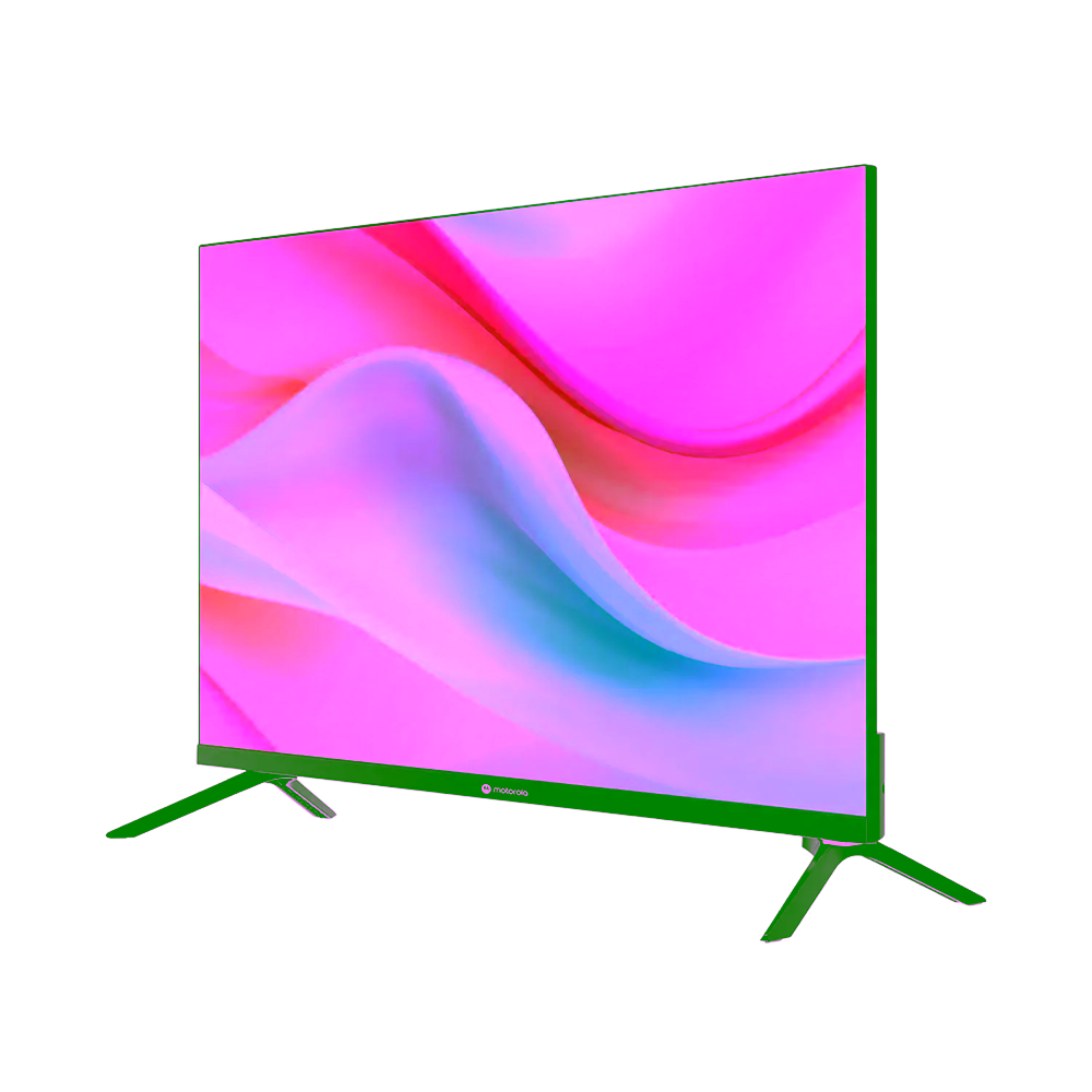 Televisor HD Motorola 32MKNHD de 32 pulgadas vista diagonal izquierda adquiere en granhogar
