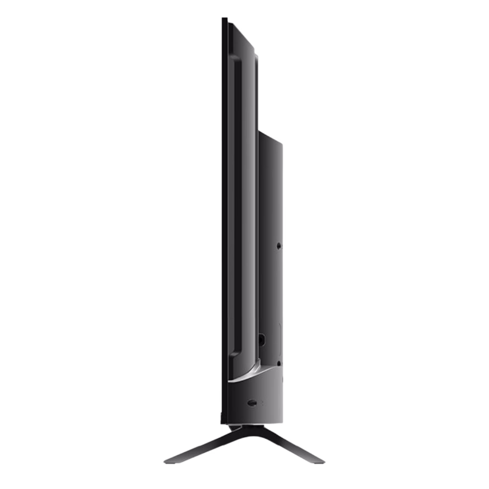 Televisor 43MKGFFHD Smart TV Full HD Google TV Motorola en perfil lateral derecho, encuéntralo en granhogar