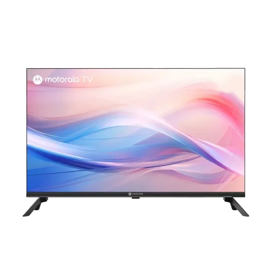 Televisor Motorola modelo 43MKNFHD de 43 pulgadas. Smart Tv Full HD vista frontal. Encuéntralo en granhogar