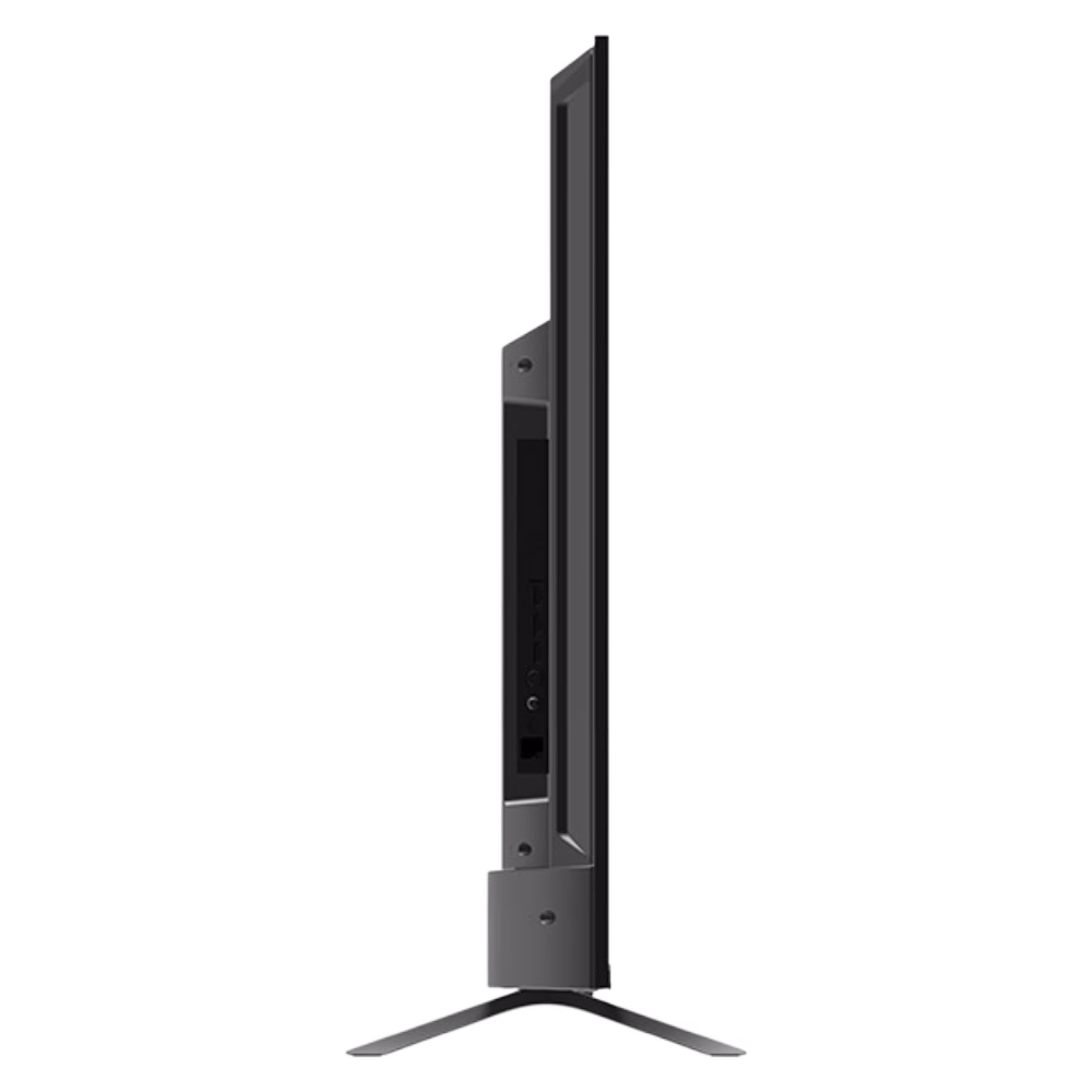 Televisor 50MGFUHD Smart 4K LED Google TV Motorola en perfil lateral, encuéntralo en granhogar