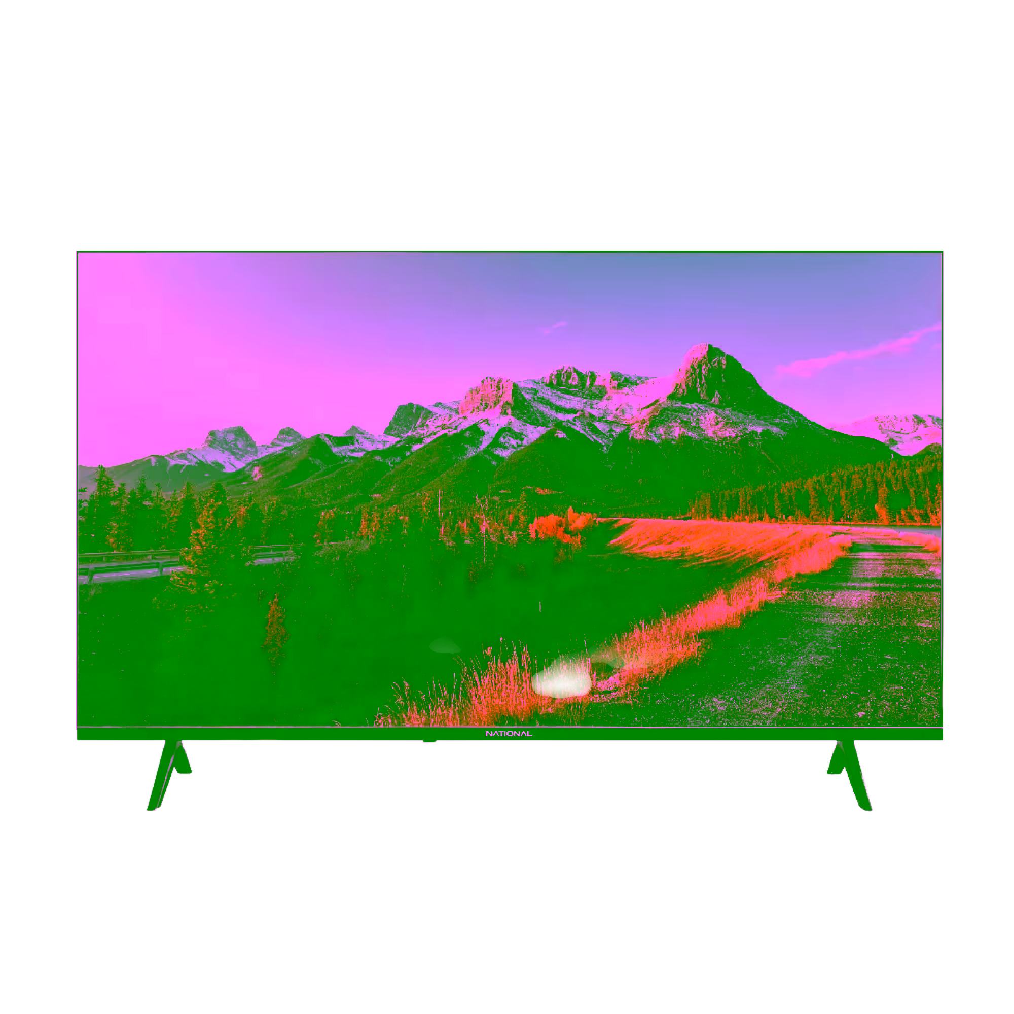 Televisor National ELED65KA1 4K Vista frontal