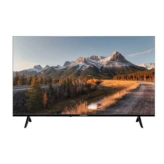 Televisor 65 Pulgadas 4K National ELED65KA1 display ultra HD vista frontal Adquiere en granhogar