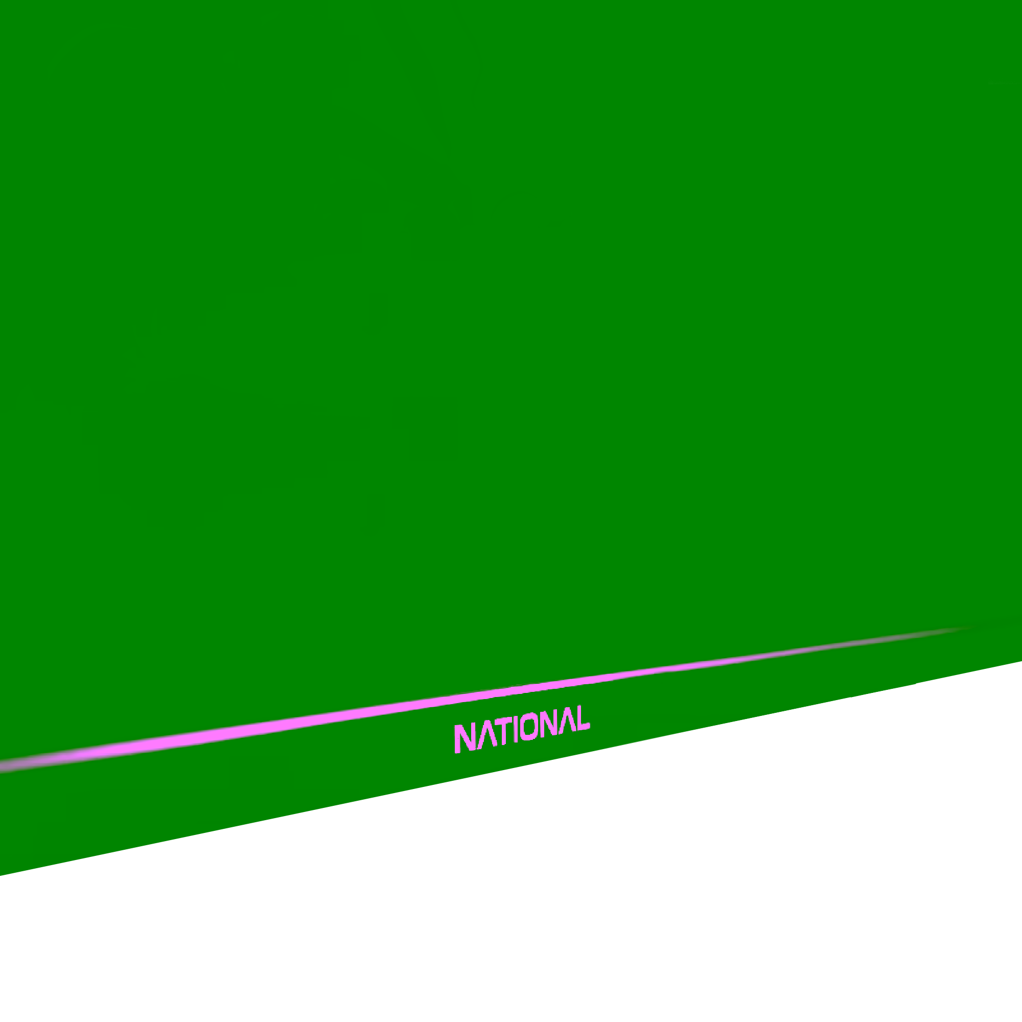 Televisor National ELED65KA1 4K Vista Detalle logotipo frontal
