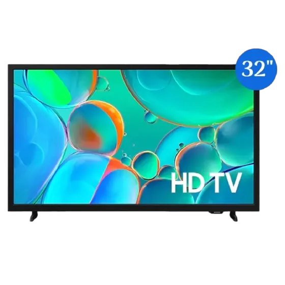 Televisor UN32H5000FPCZE Smart TV HD LED Samsung vista frontal con etiqueta 32", descúbrelo en granhogar