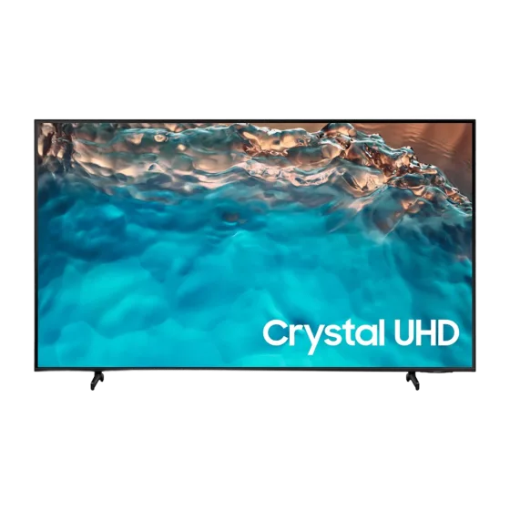 Televisor UN65BU8000PCZE Smart TV Crystal 4K Samsung vista frontal, descúbrelo en granhogar