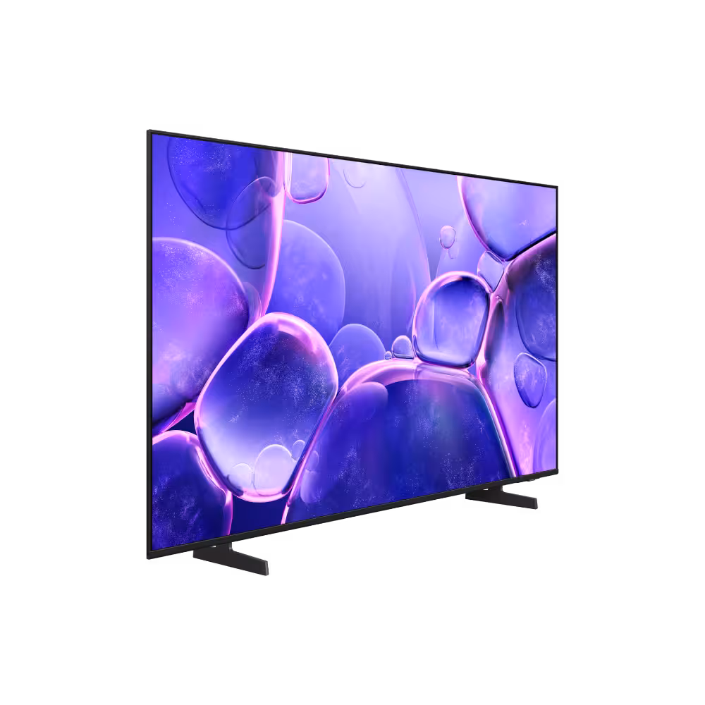 Smart TV SAMSUNG UN55U8000FPCZE de 55 pulgadas con resolución 4K UHD y procesador Crystal 4K, compatible con HDR10+, y control por voz (Alexa/Google).