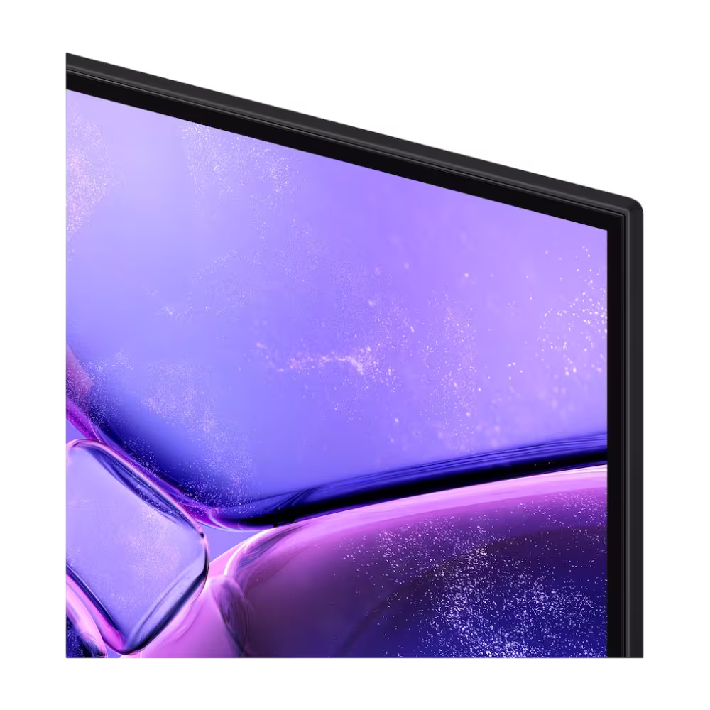 Televisor Samsung UN75U8000FPXPA Smart TV 4K detalle de marco superior, consiguelo en granhogar
