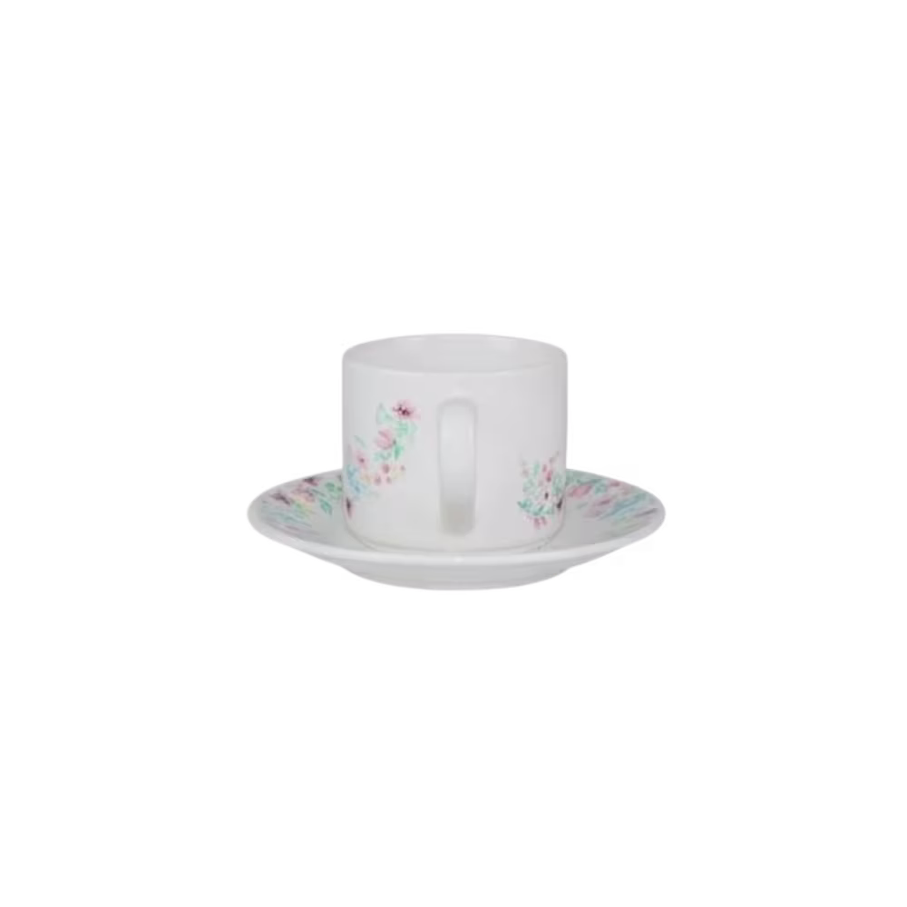 Vajilla porcelana SK-20R 20 piezas Home Life detalle de taza y plato hondo descúbrelo en granhogar