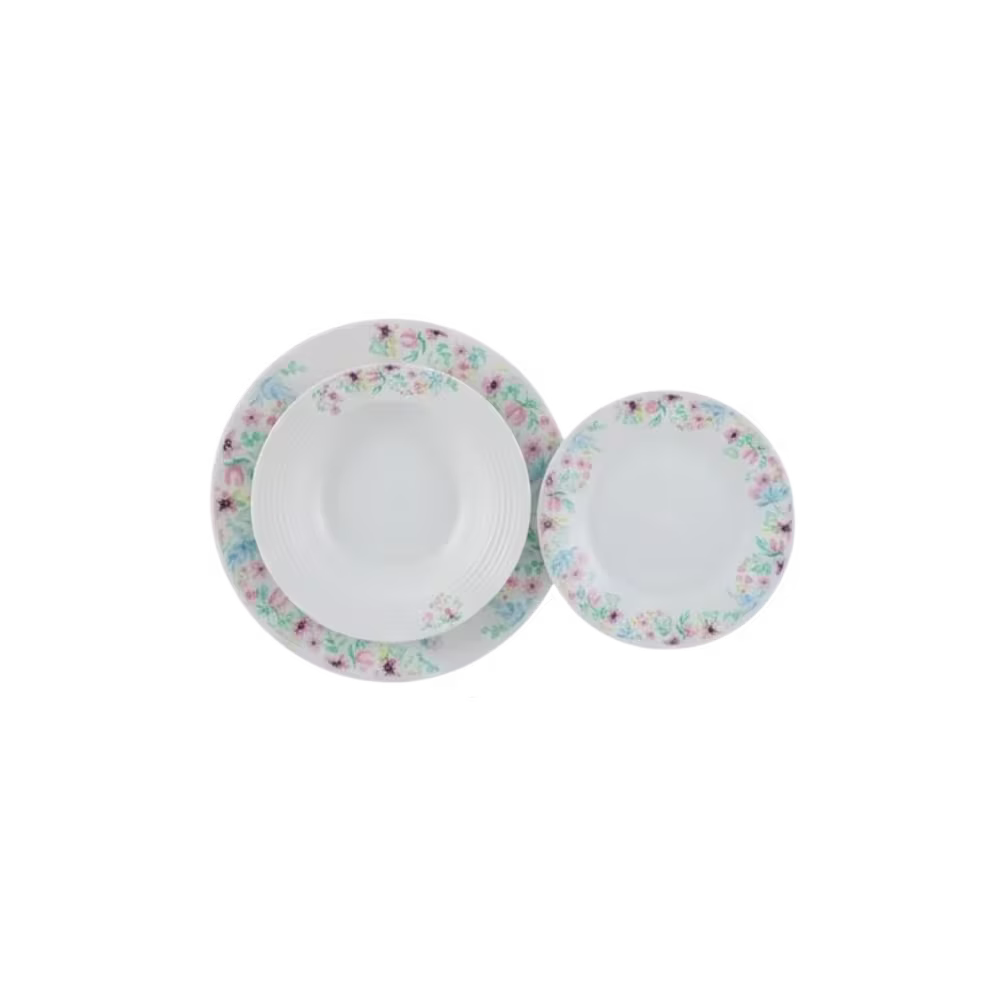 Vajilla porcelana SK-20R 20 piezas Home Life platos apilados cómpralo en granhogar