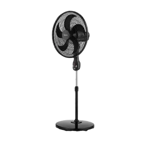 Ventilador de pedestal Midea FS45-20UR de 18 pulgadas con 5 aspas y control remoto, vista frontal