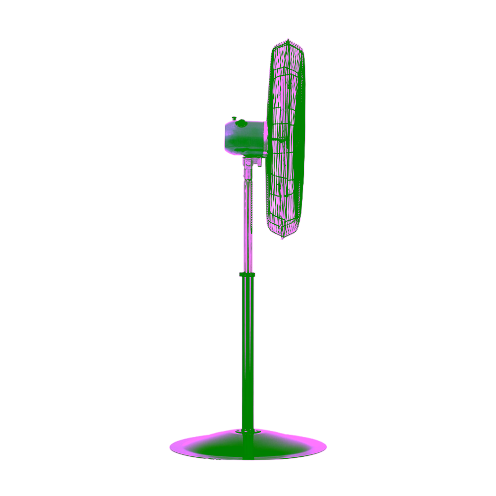 Ventilador industrial Electric Life EL-30 de 30 pulgadas vista de perfil lateral compra online en granhogar