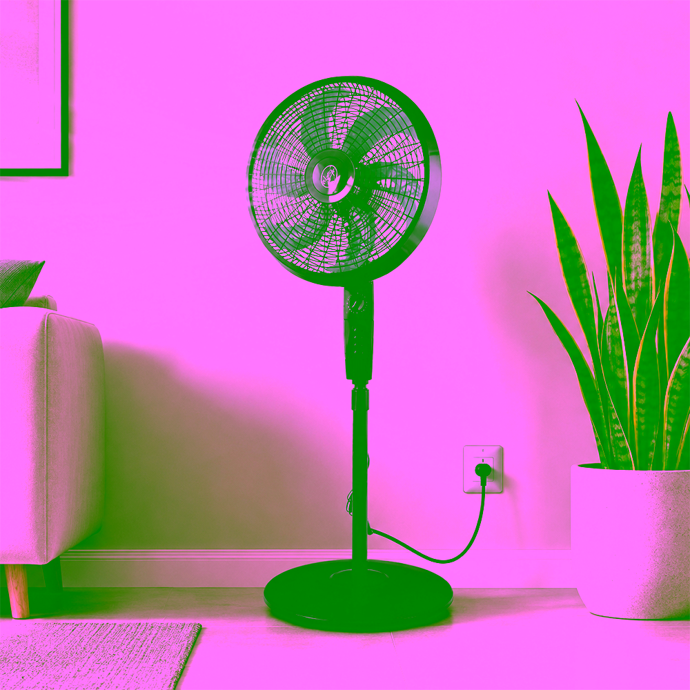 Ventilador 3 en 1 Electric Life USS-18096PR de 18 pulgadas en uso residencial consigue en granhogar