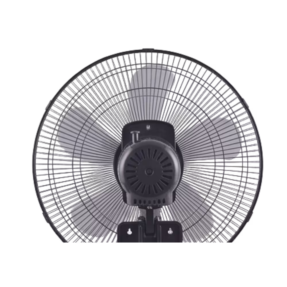 Ventilador Electric Life UW-1670R 16 pulg soporte de pared y motor vista posterior, adquiérelo en granhogar