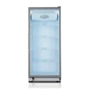 Vitrina frigorífica Indurama VFV-520 con luz LED vista frontal disponible en granhogar