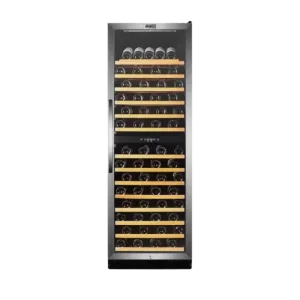 Vitrina Vinera Oster OS-WCC155SSD 428L capacidad 155 botellas vista frontal, compra online en granhogar