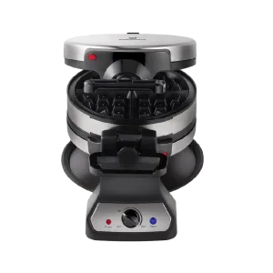 Waflera doble IWAFCR24 700W Indurama vista frontal con paneles giratorios descúbrelo en granhogar