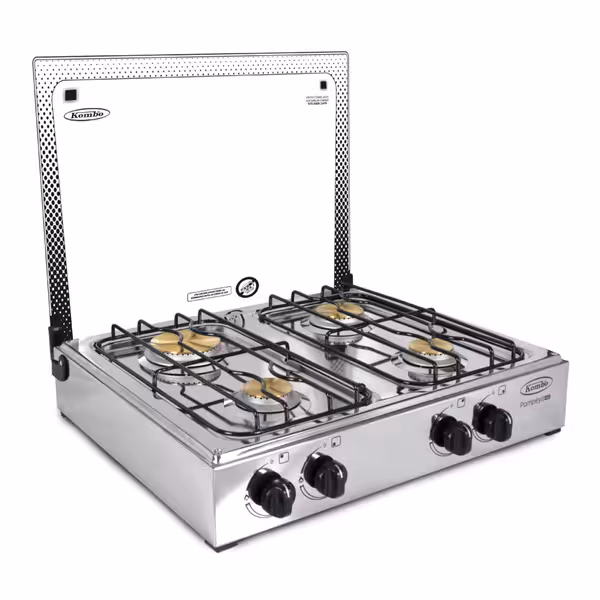 Cocineta Pompeya 4Q de Kombo, diseño práctico y resistente, perfecta para cocinar con comodidad, estilo y eficiencia en tu cocina diaria.