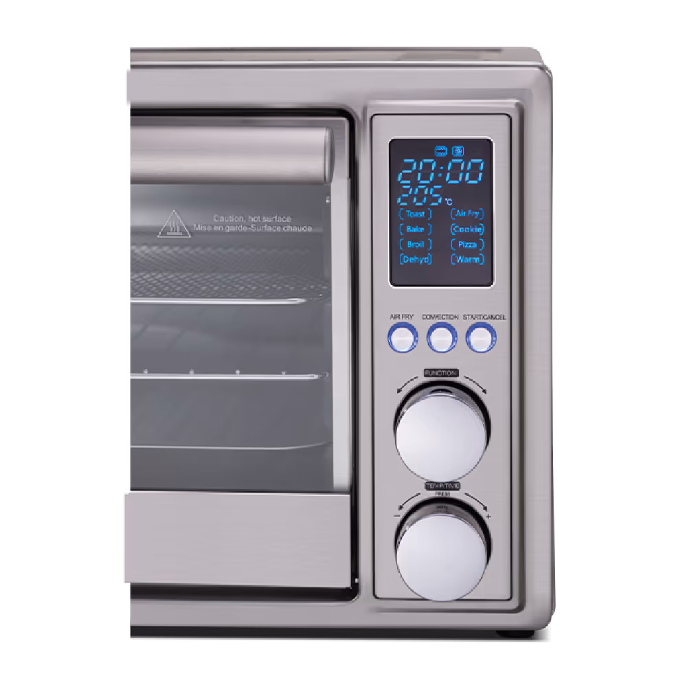 Horno tostador HTI 25CR de Indurama con 1800W de potencia versatilidad y diseño elegante para preparar tus recetas con facilidad y sabor.