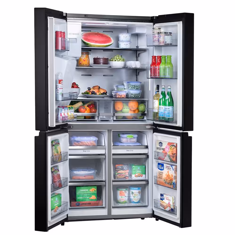Con 647 litros, la refrigeradora Indurama RI-885I Side by Side tiene Ice Maker, panel digital, My Fresh Choice y modo Eco para mayor eficiencia.

