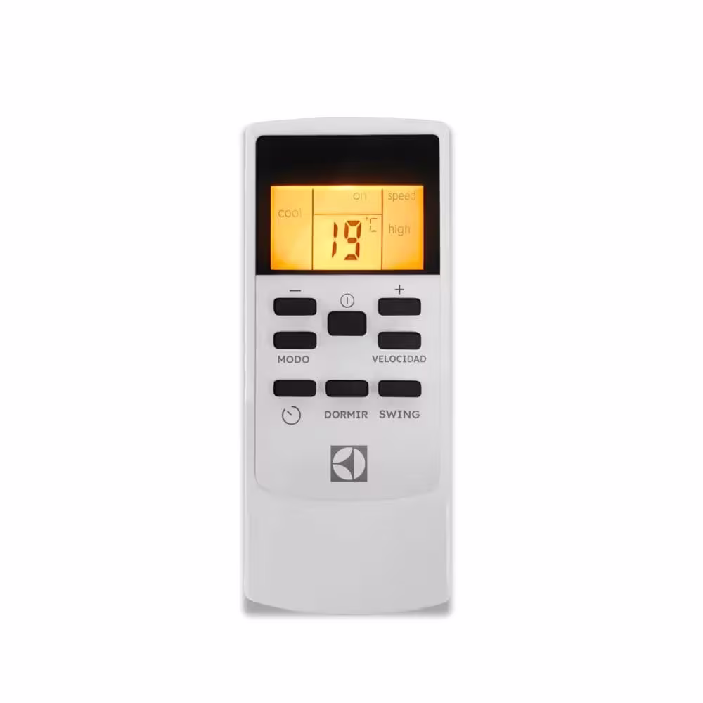 Aire acondicionado portátil Electrolux SP12F de 12.000 BTU, ideal para climatizar tus espacios con eficiencia y comodidad, fácil de mover e instalar.