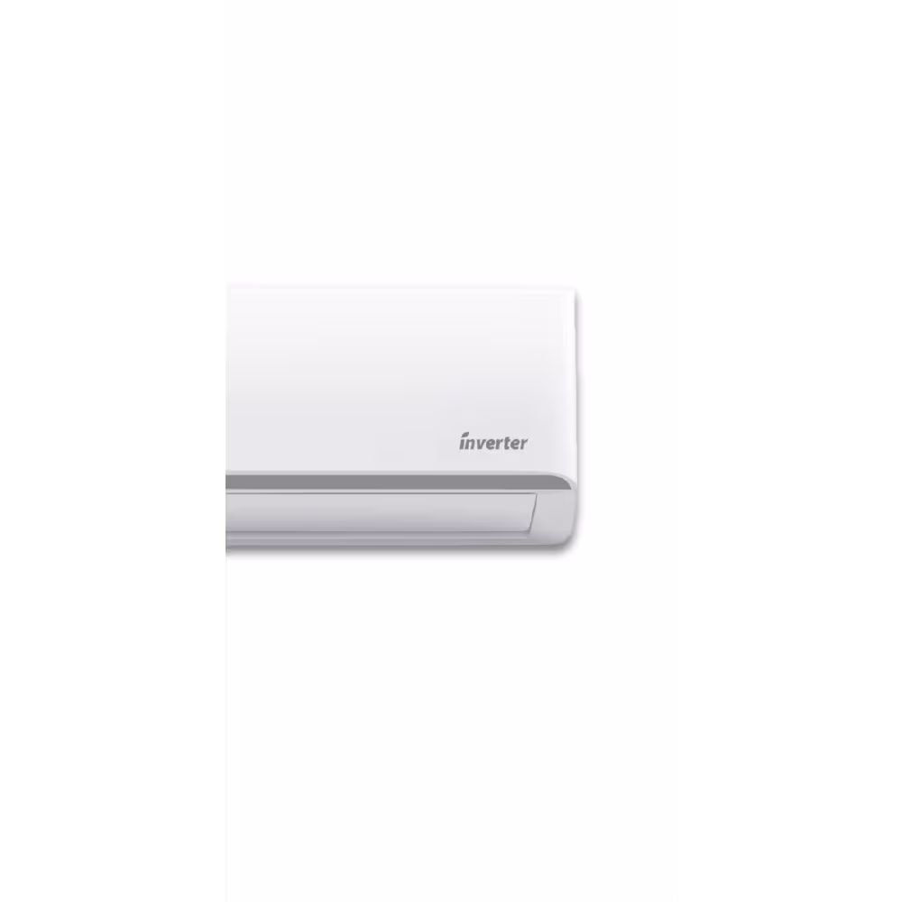 Aire acondicionado SMCEV24IFR de 24000 BTU, tipo Split Inverter, con filtro de carbón y eficiencia A. Perfecto para espacios amplios.
