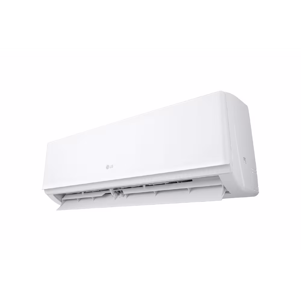 Aire acondicionado LG SX122CL3 de 12.000 BTU, con enfriamiento rápido, oscilación automática y temporizador. Ideal para cuartos o salas medianas.