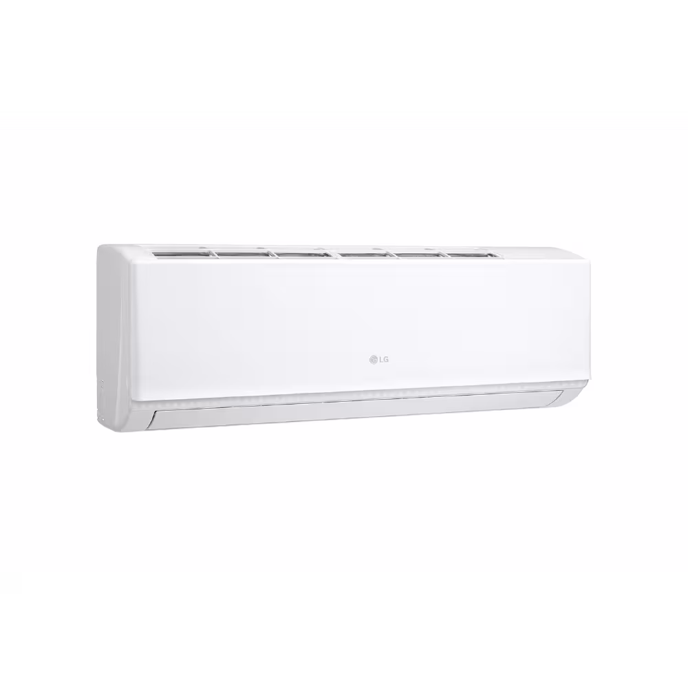 Aire acondicionado LG SX122CL3 de 12.000 BTU, con enfriamiento rápido, oscilación automática y temporizador. Ideal para cuartos o salas medianas.